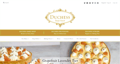 Desktop Screenshot of duchessbakeshop.com